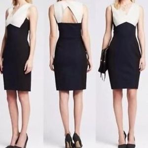 Banana Republic Sloan Fit Color Block Sheath